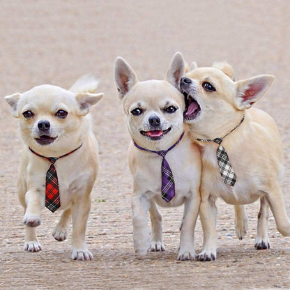 Dog Ties for Large Dogs, Pet Neck Tie, with Adjustable Collar, Bulk Bow Ties Bowties Necktie Grooming Accessories for Girl Boy Dog Valentines Holiday Birthday Wedding Cosplay Costumes
